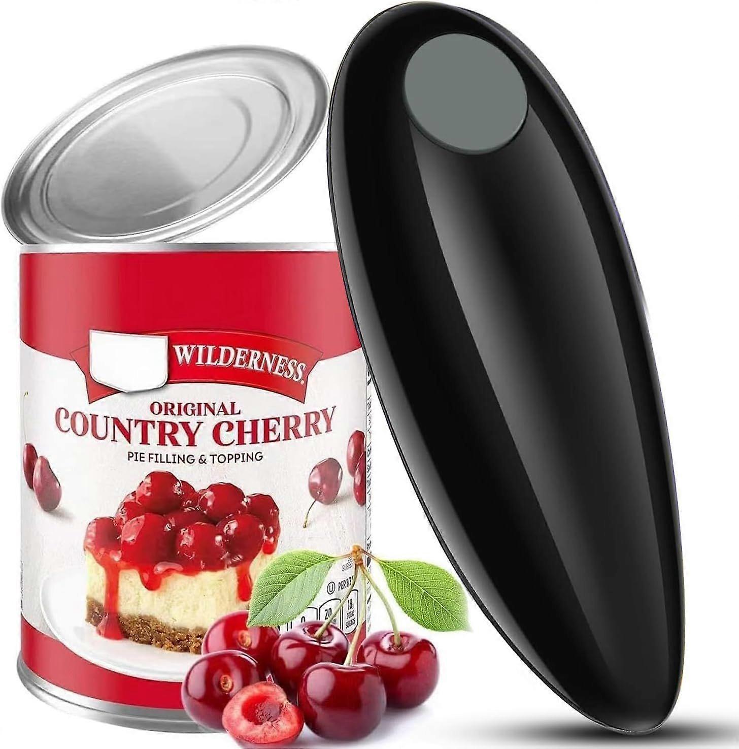 Electric can opener can easily remove the lid of the can, open the can without