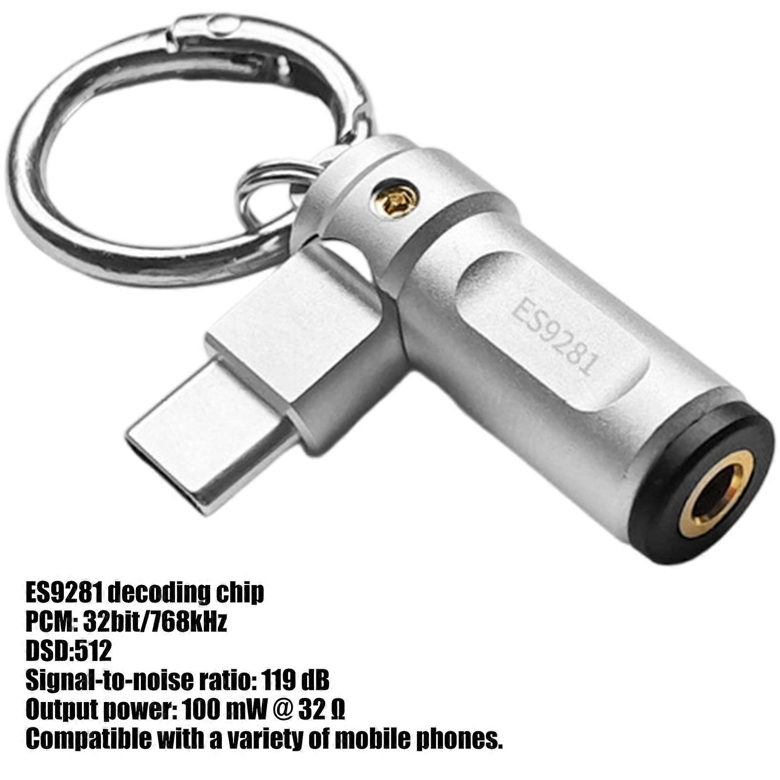 Durability Headphone 3.5mm to USB C Adapter High Conductivity Alloy Seamlessly Connection Across Digital Electronics Multicolor