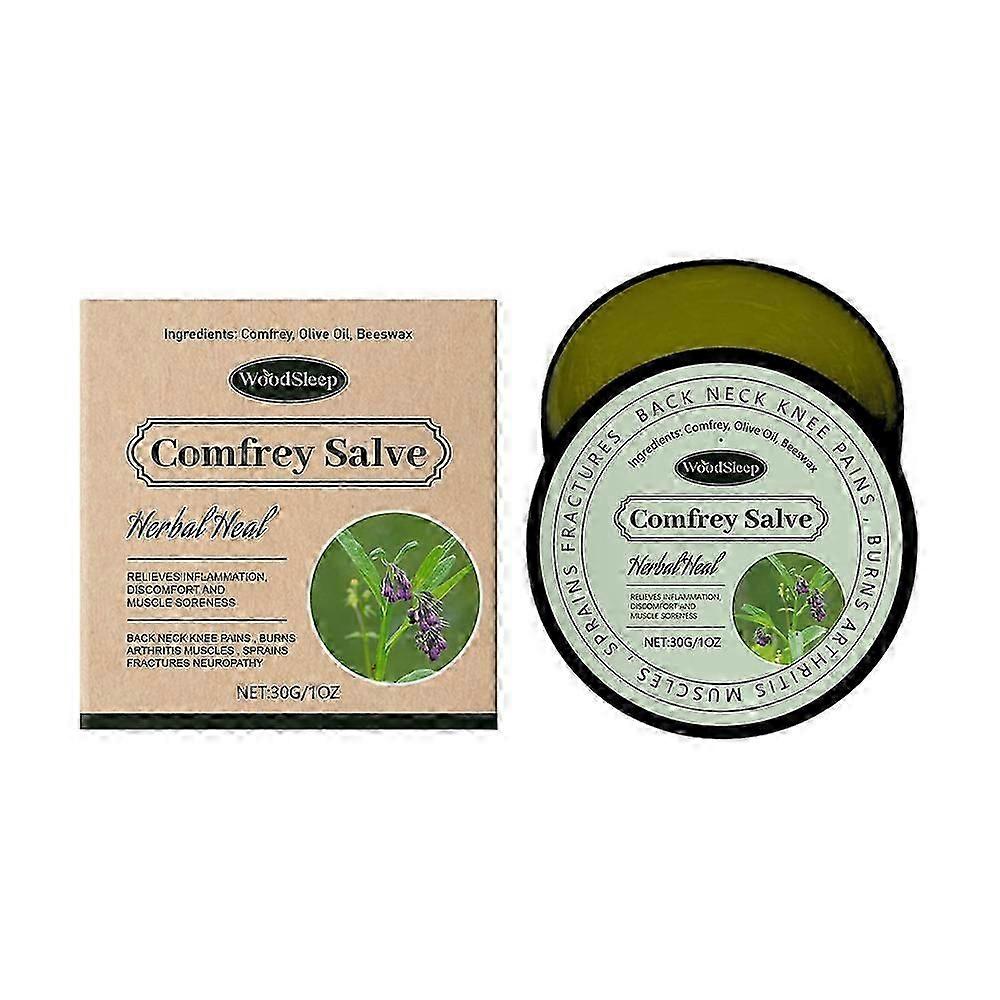 Comfrey Salve Organic, Contains Organic Comfrey Leaf in a Base