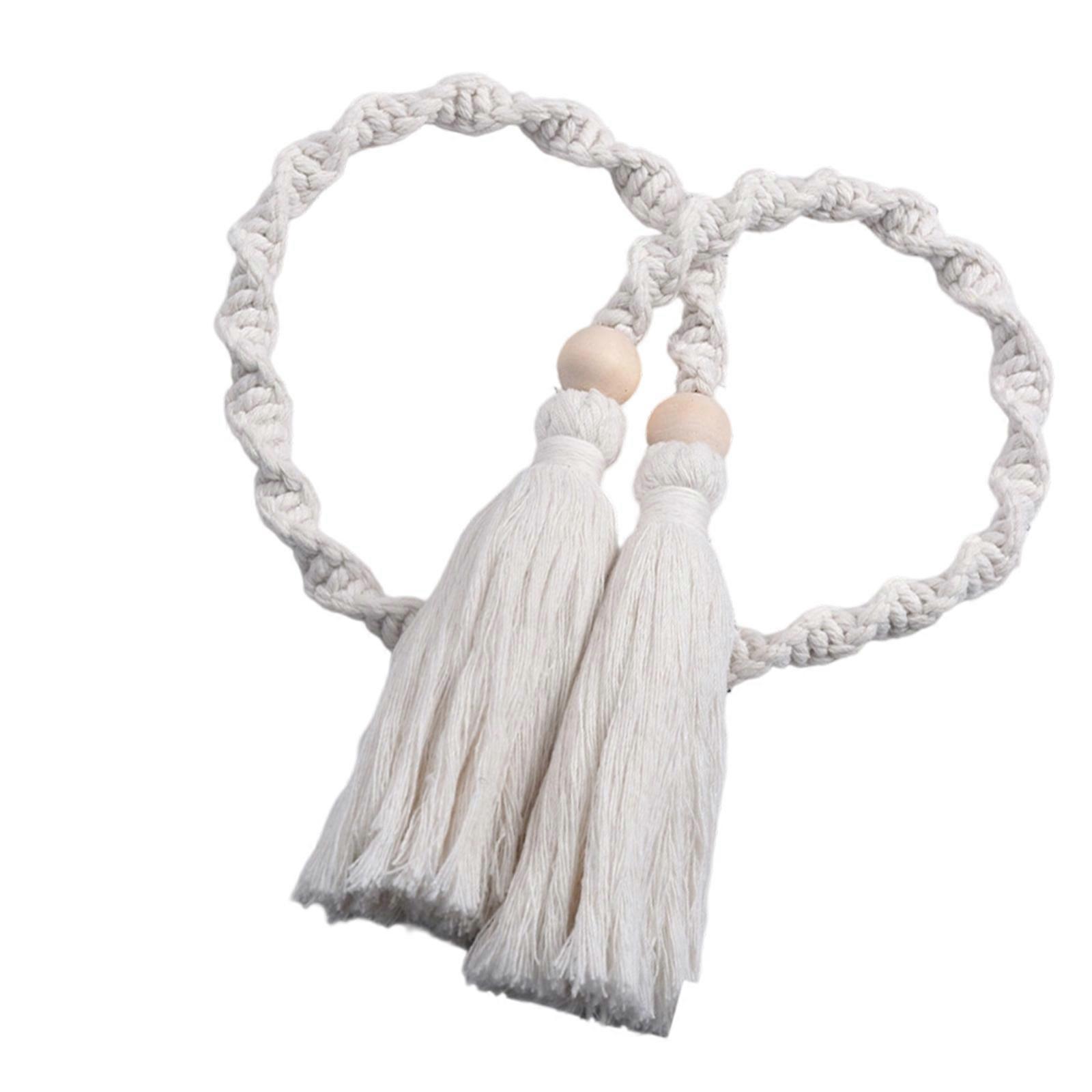 Curtain Tiebacks,Curtain Tie Backs for Curtains Drape Tieback Holders Cord Decorative Curtain Holdbacks for Office Home Multicolor