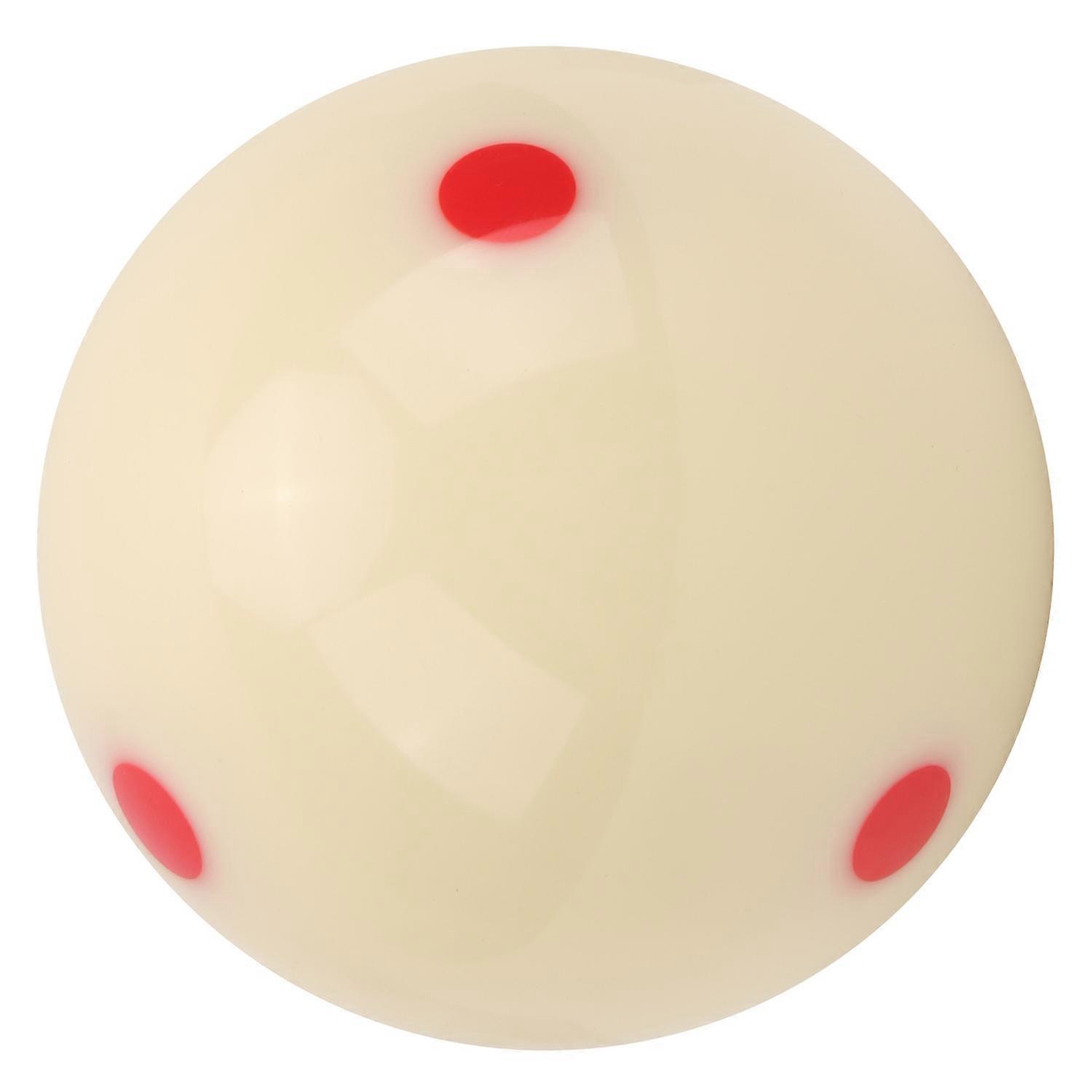 57.2mm Pool Standard Training Ball DotSpot Practice Cue Ball Billiard Accessory(Red Dot )