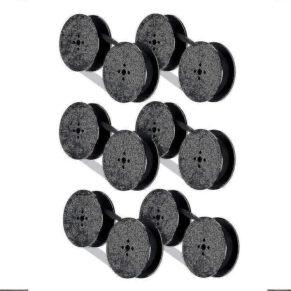 6pack Typewriter Ribbon Spool Typewriter Ribbon Ink Spool Pack Ink Replacement Part For Typewriter(-haoyi