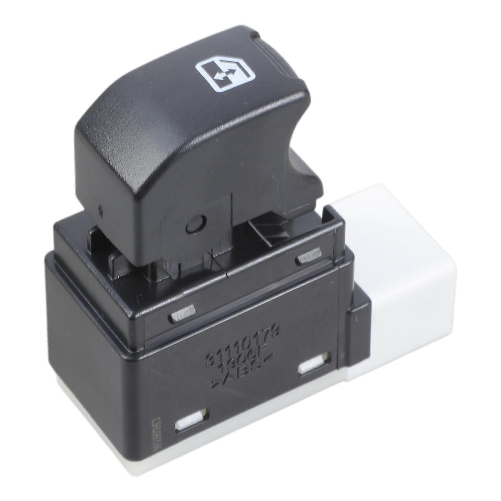 Power Window Glass Lift Elevator Raising Single Switch Button Easy Installation Suitable for Kalos 96540782 612W13720 Multicolor