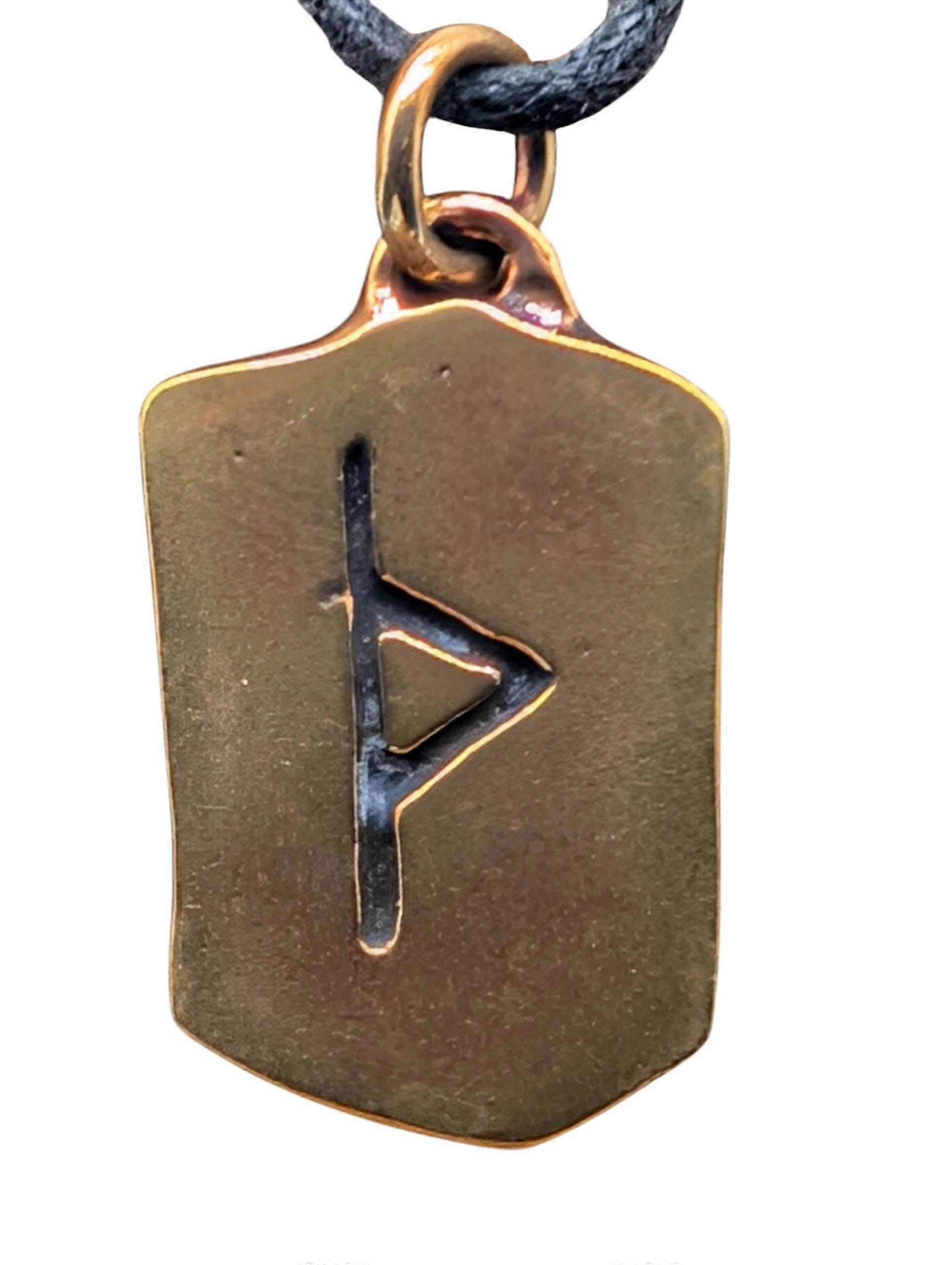Pendant 89 Thurisaz - Bronze