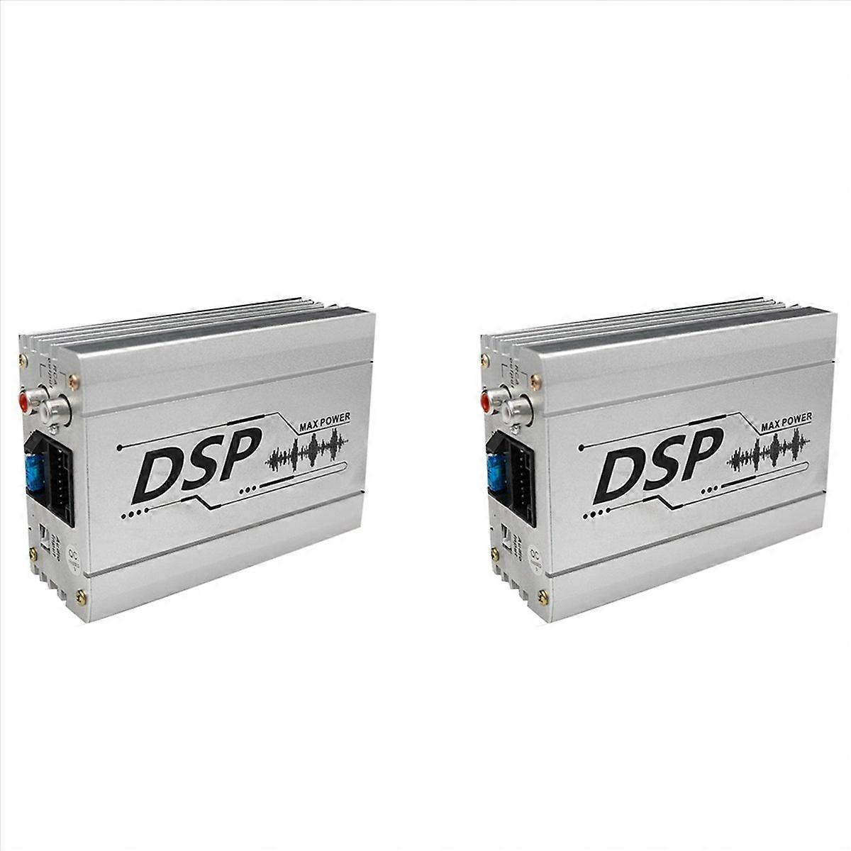 2X Digital Audio Processor Navigation Machine Sound Quality Enhancement Effect 4 In 6 Out Car Power 