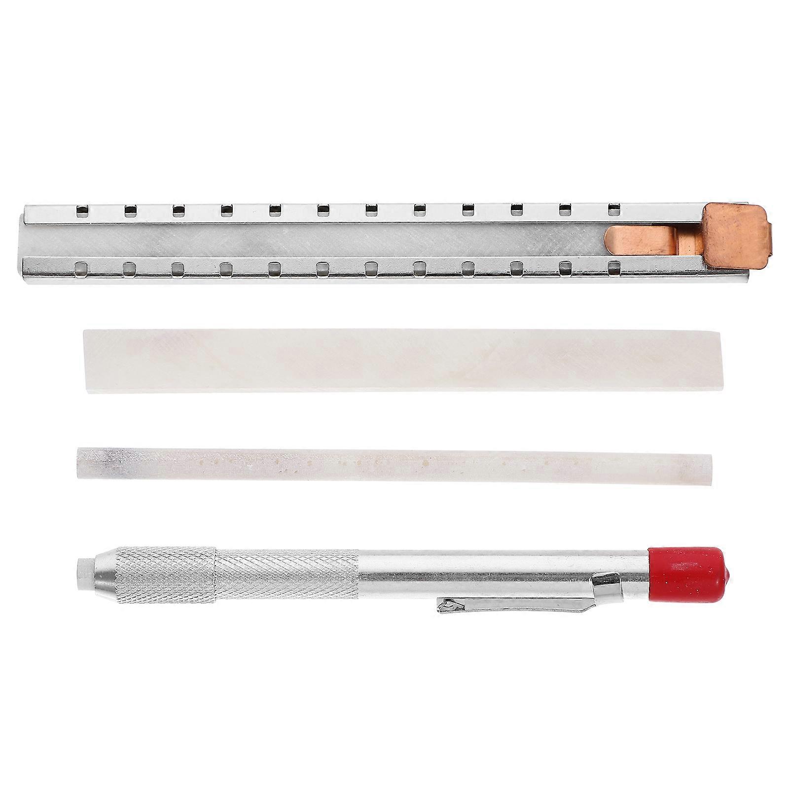 Drawing Soapstone Pencil For Construction Tools Professionals Assorted Color Refill 1 Set