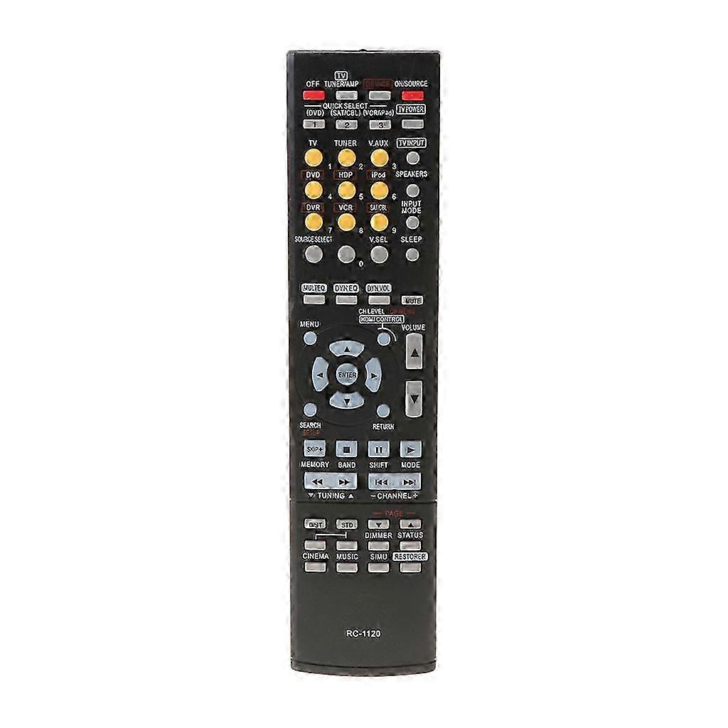 Universal AV Receiver TV Remote Control Replacement for RC-1120 RC1120 Remote Controller Media Player for Smart TV Remot