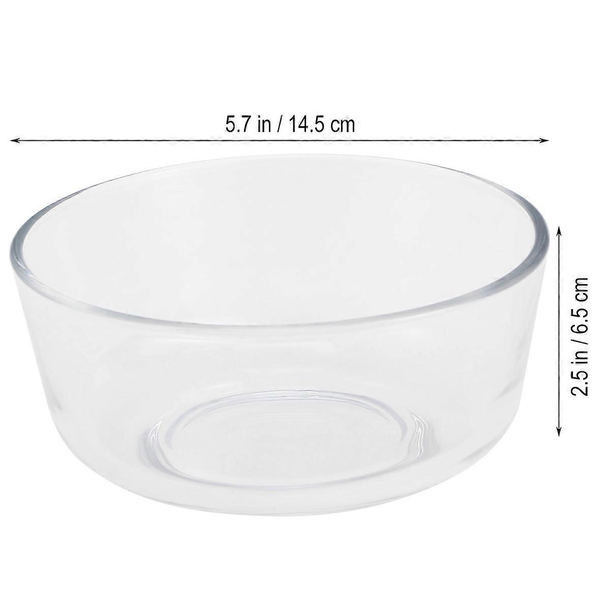 Saladier en verre transparent, 1 pièce