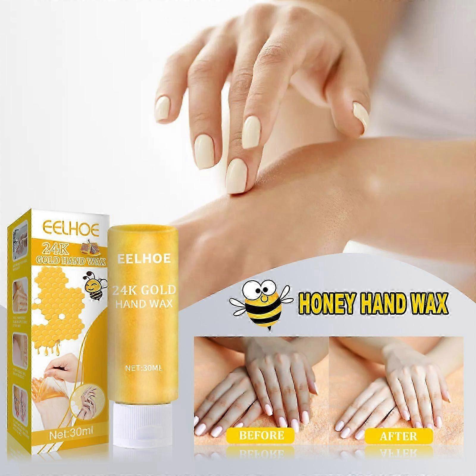 Luxurious 24K Gold Hand Mask with Honey Extract  Moisturizing