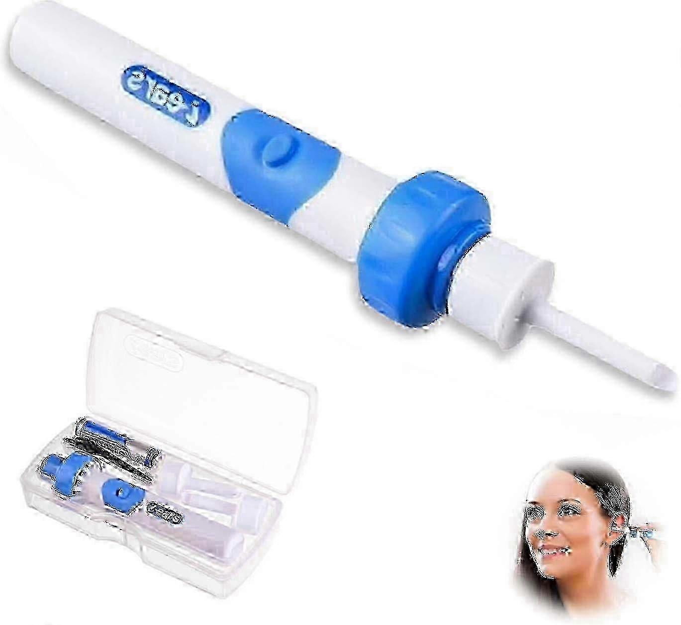Oroclear Electric Ear Wax Remover, Safe Spiral Tip Ear Cleaner, Oroclear Ear Wax