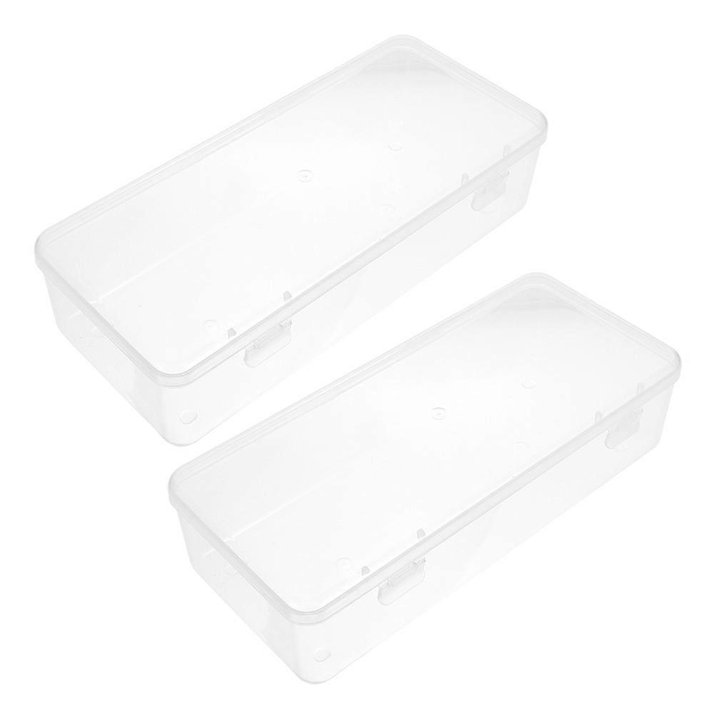 Cheese Saver for Fridge Cheese Storage Box Office Use Transparent with Lid Food Preservation PP 2Pcs