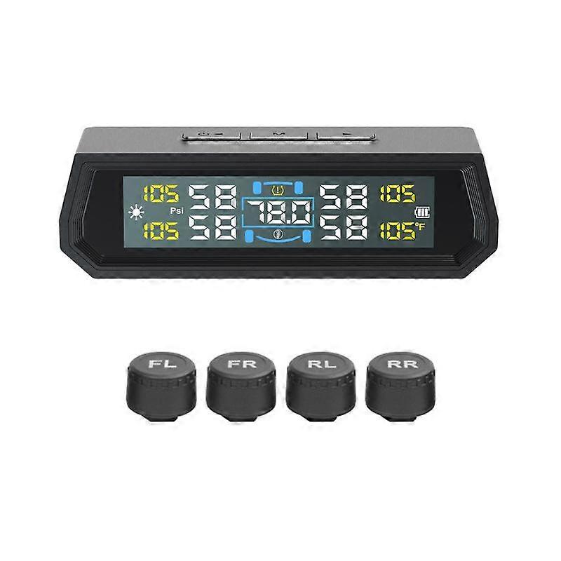 Solar-Powered Ambient Temperature Tire Pressure Monitor