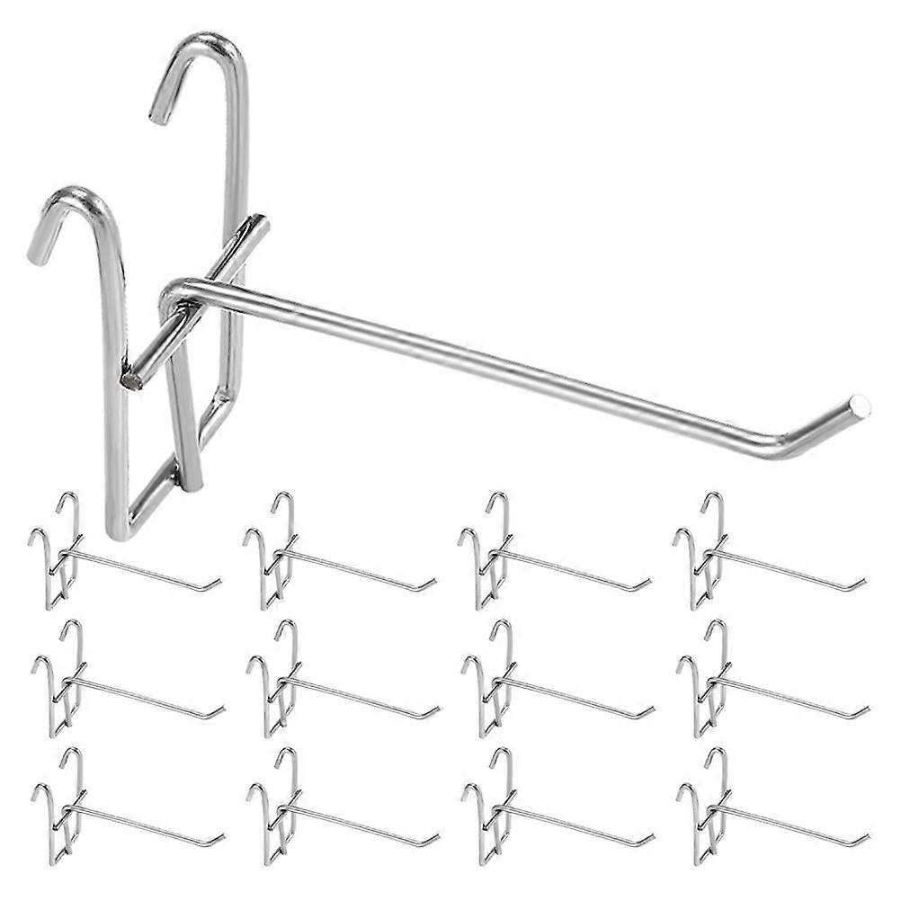 Heavy Duty Grid Wall Hooks Display Hooks 25Pcs for Supermarket Panels