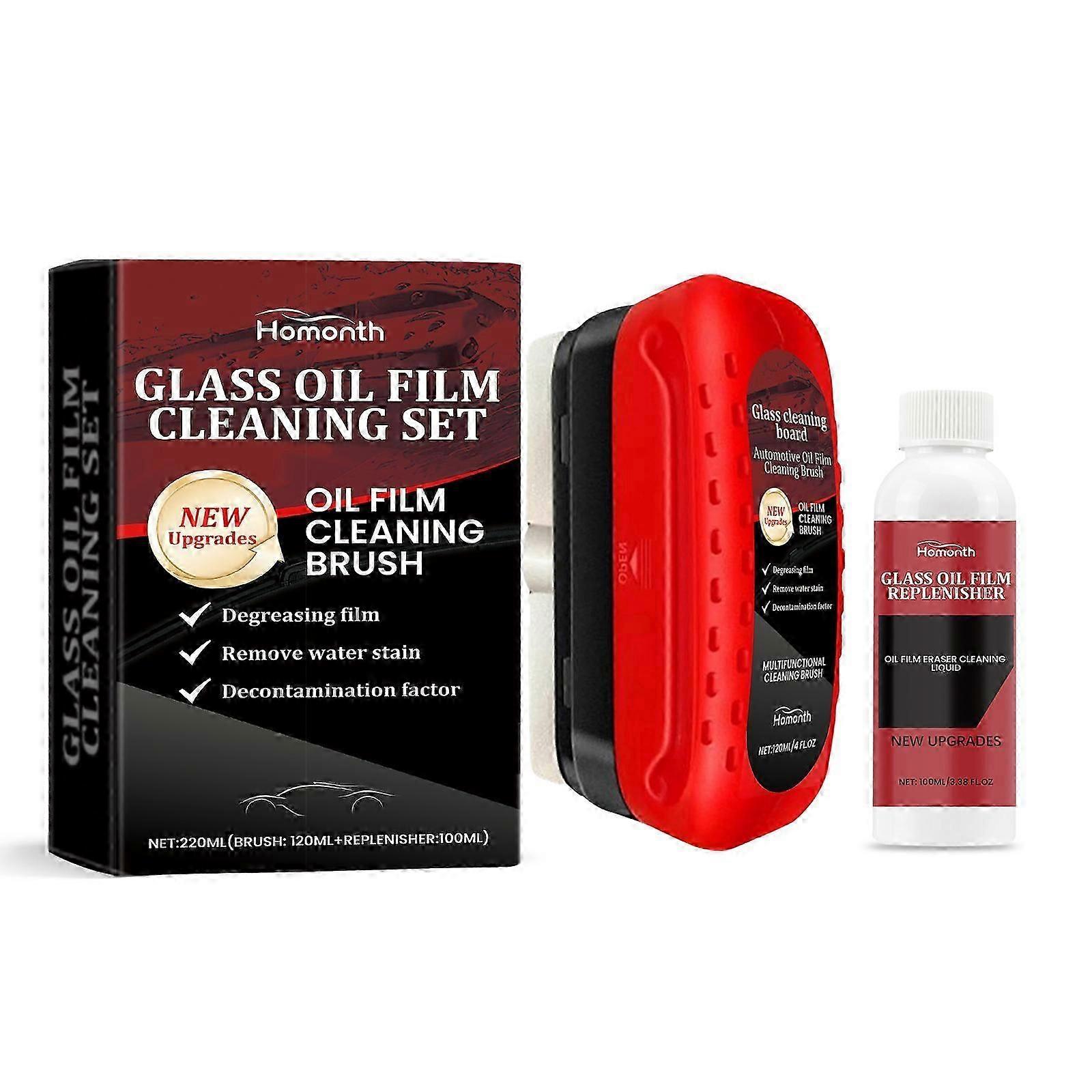 Windshield Cleaner Set with Rapid Evaporation & Refill - Clear Vision & Safer Drive