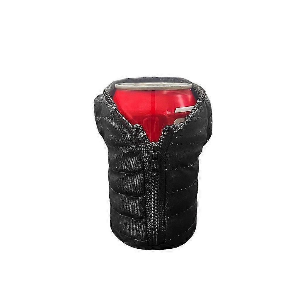 Insulated Double-Layer Beverage Sleeve  Keeps Drinks Cold, Portable & Stylish