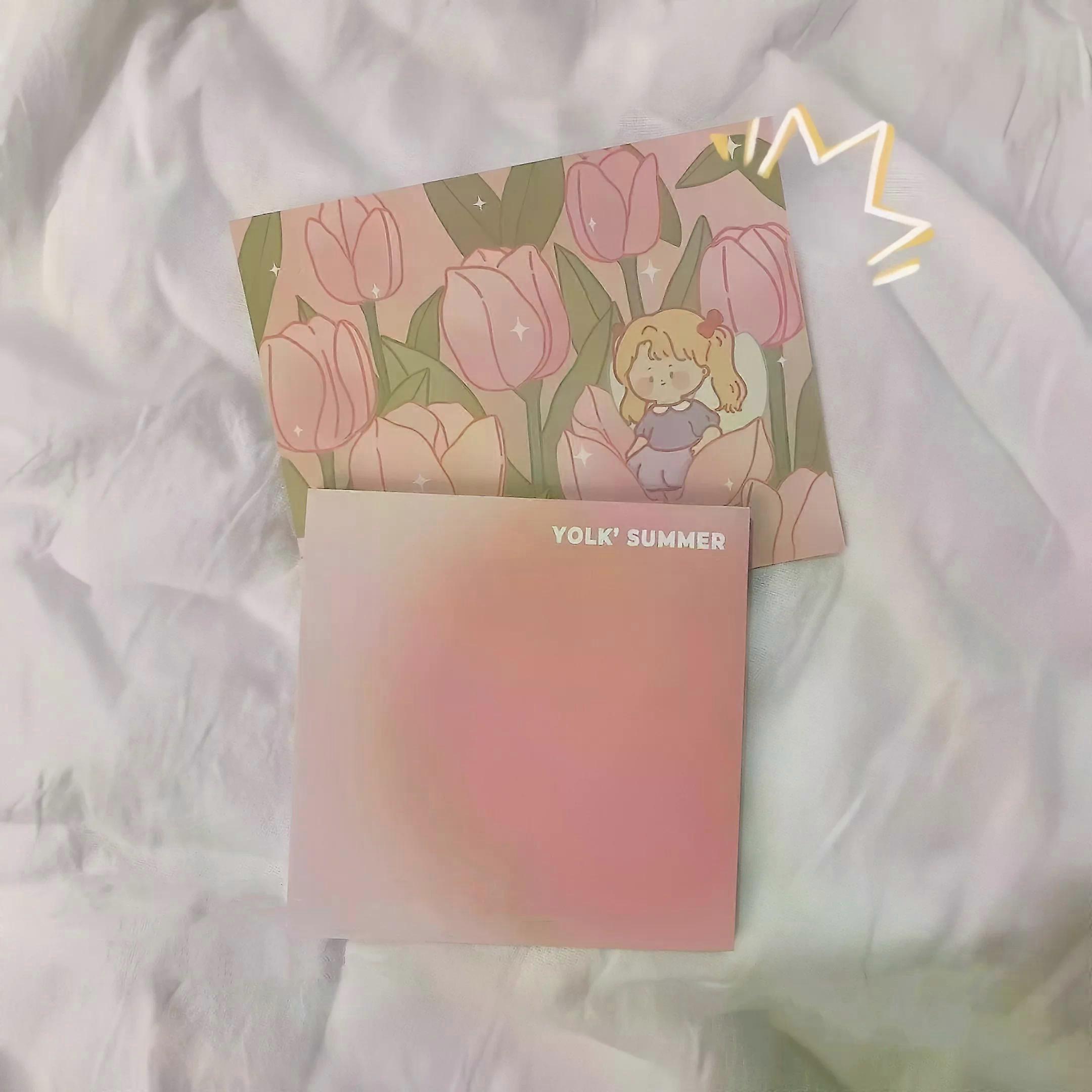 50 Sheets Gradient Sticky Notes Posits Student Stationery Stickers Posted It Memo Notepad Notebook Office Message Paper Sticker