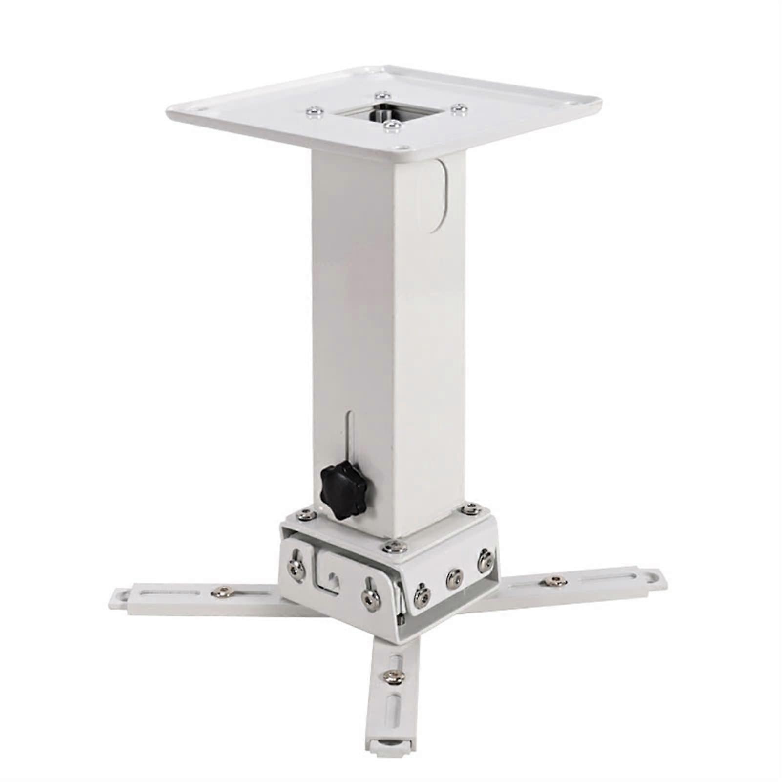 Adjustable Ceiling Projector Mount with Telescopic Aluminum Stand for Home and Office