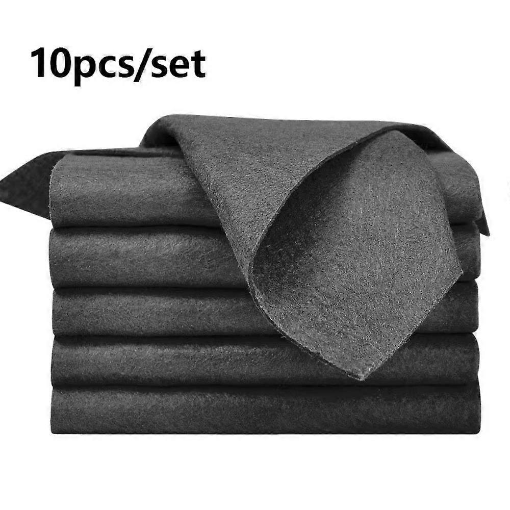 10Pcs/Set Reusable Microfiber Rag Quickly Clean Magic Cleaning Cloths Washing Rag  Kitchen