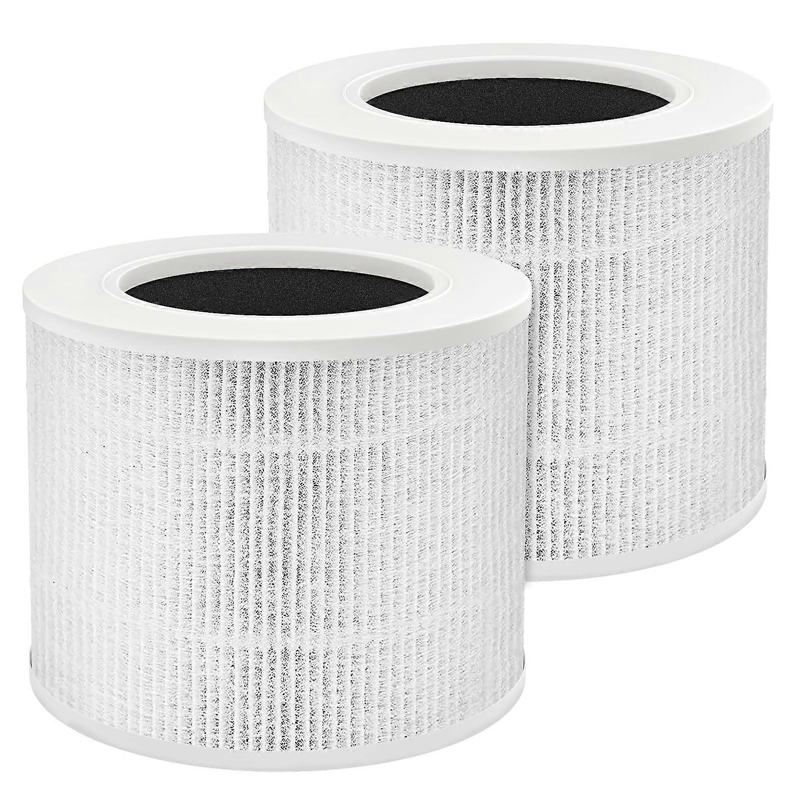Core Mini Replacement Filter 2 Pack for LEVOIT, H13 True HEPA 3in1 Air Purification with Activated Carbon