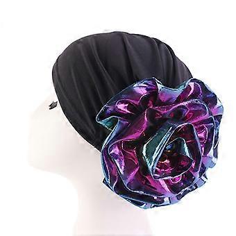 Women Muslim Flower Cancer Chemo Hat Hijab Hair Loss Head Wrap Beanie Cap Cover