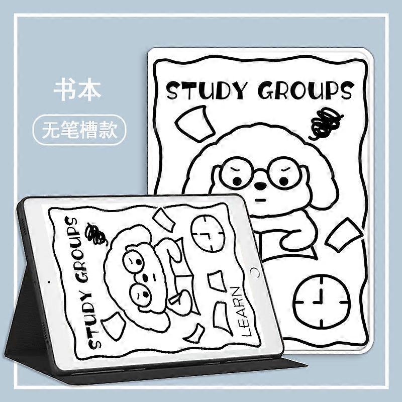 Stylish Case For Ipad Pro 2024 Edition 11" Book Myopic Puppy