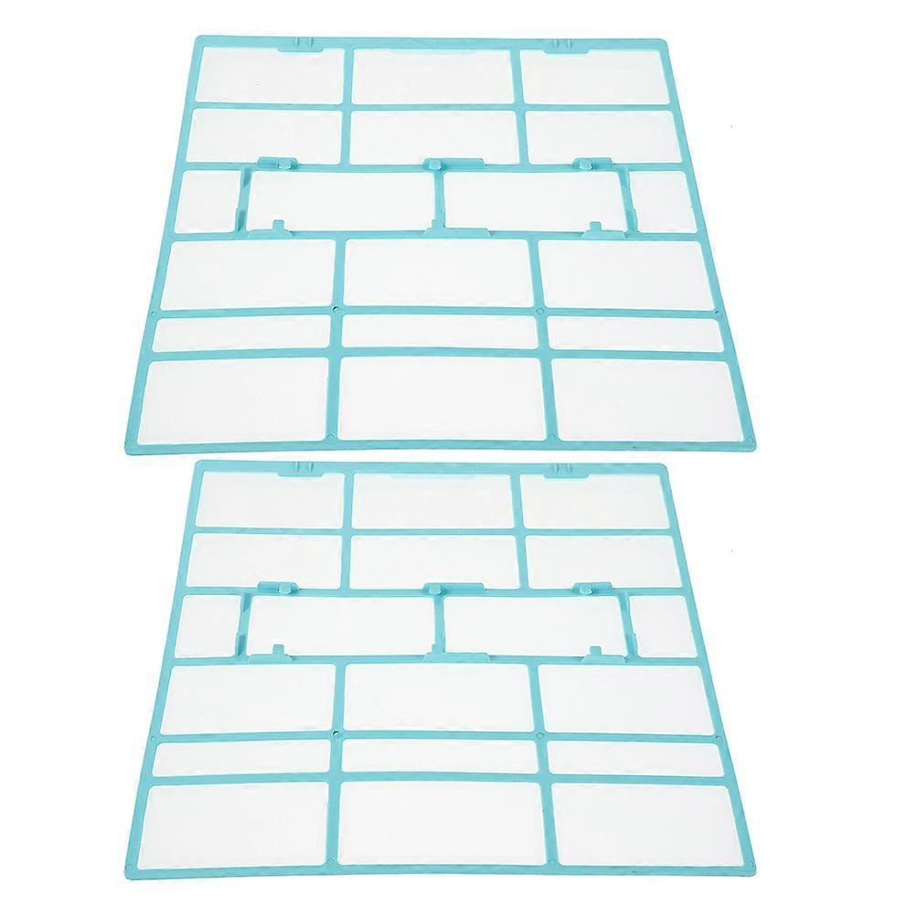 Sky-Blue Ac Filter Screen for Air Conditioner Replacement 2Pcs Washable Mesh Pad