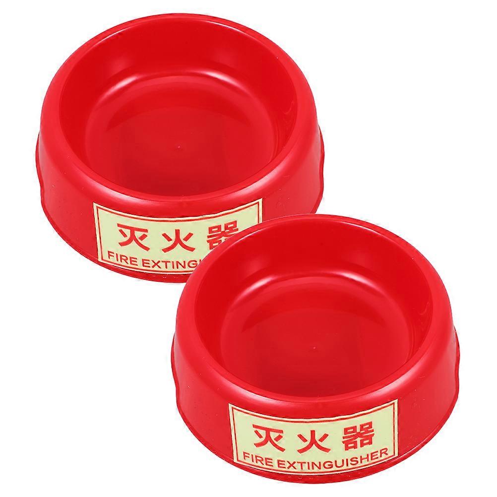 Fire Extinguisher Stand Base Plastic Mount for Safety Red Fluorescent