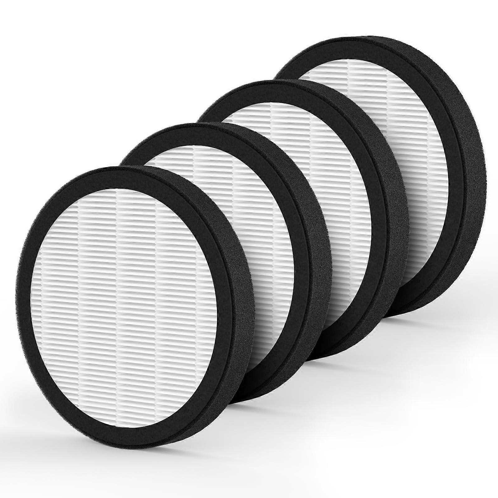 4Pack MB032 Air Purifier Replacement Filter, 3in1 Efficiency Activated Carbon for Odor Reduction