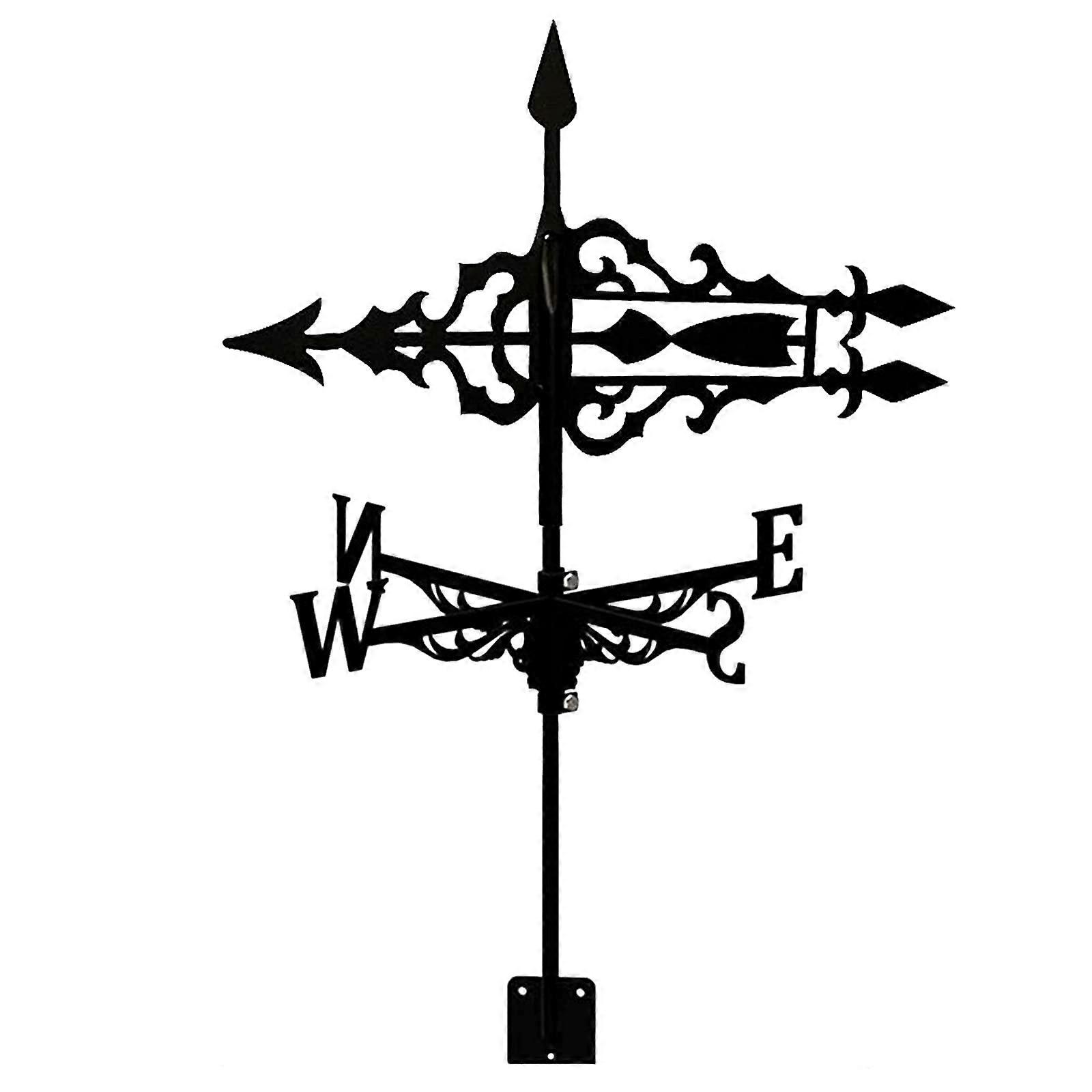 Weather Vane Garden Weathervane Rust Resistant Wind Direction Indicator Durable Iron Yard Decor