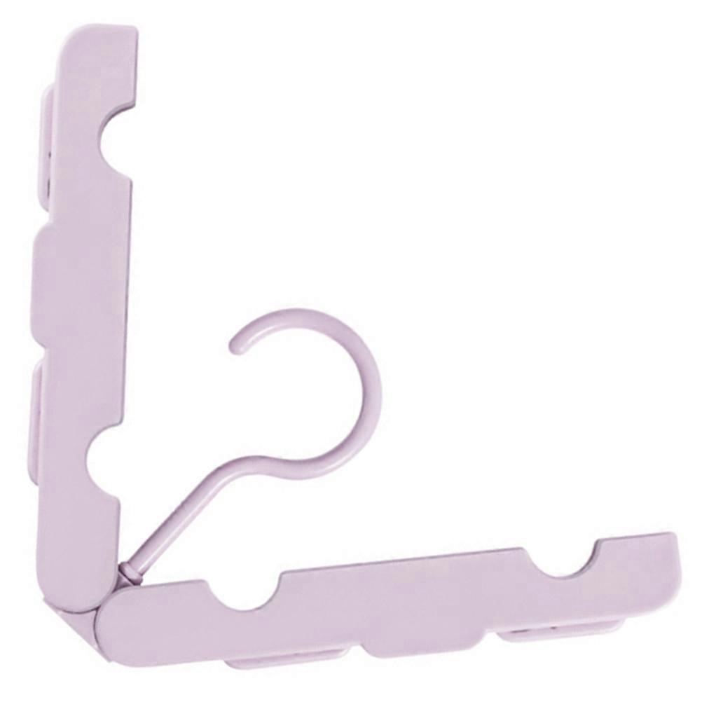 Adjustable Clothes Rack Folding Hanger for Laundry Organization Pink