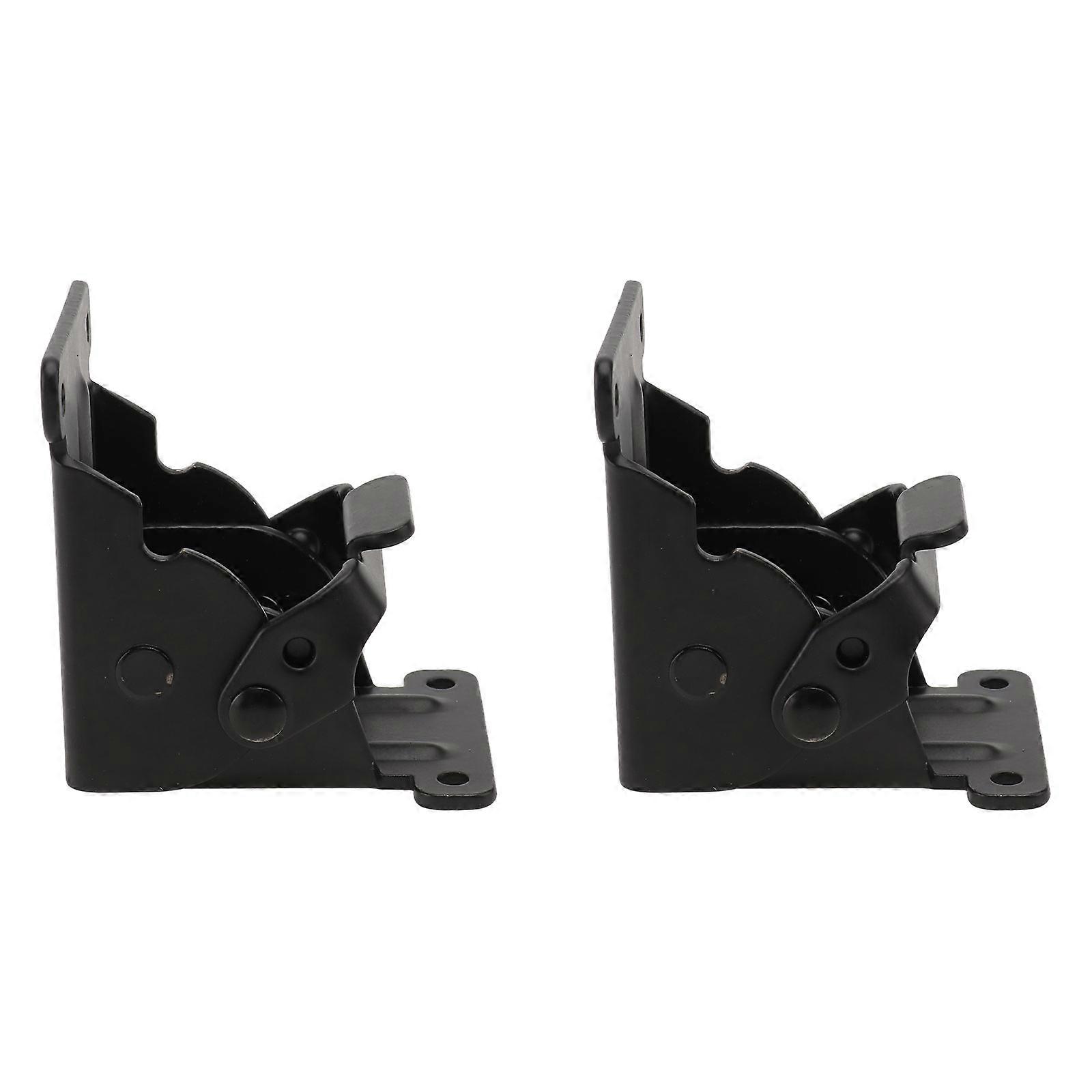 Black Table Leg Hinge for Folding 2Pcs Durable Furniture Hinges