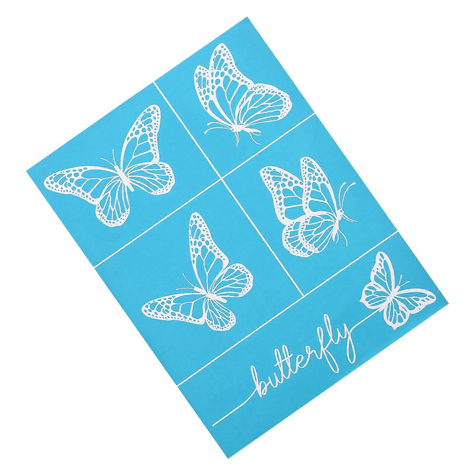 Mesh Stencil DIY Mesh Screen Stencils Creative Projects Screen Printing Multi Color 27.50X21.50X0.10CM 1Pack