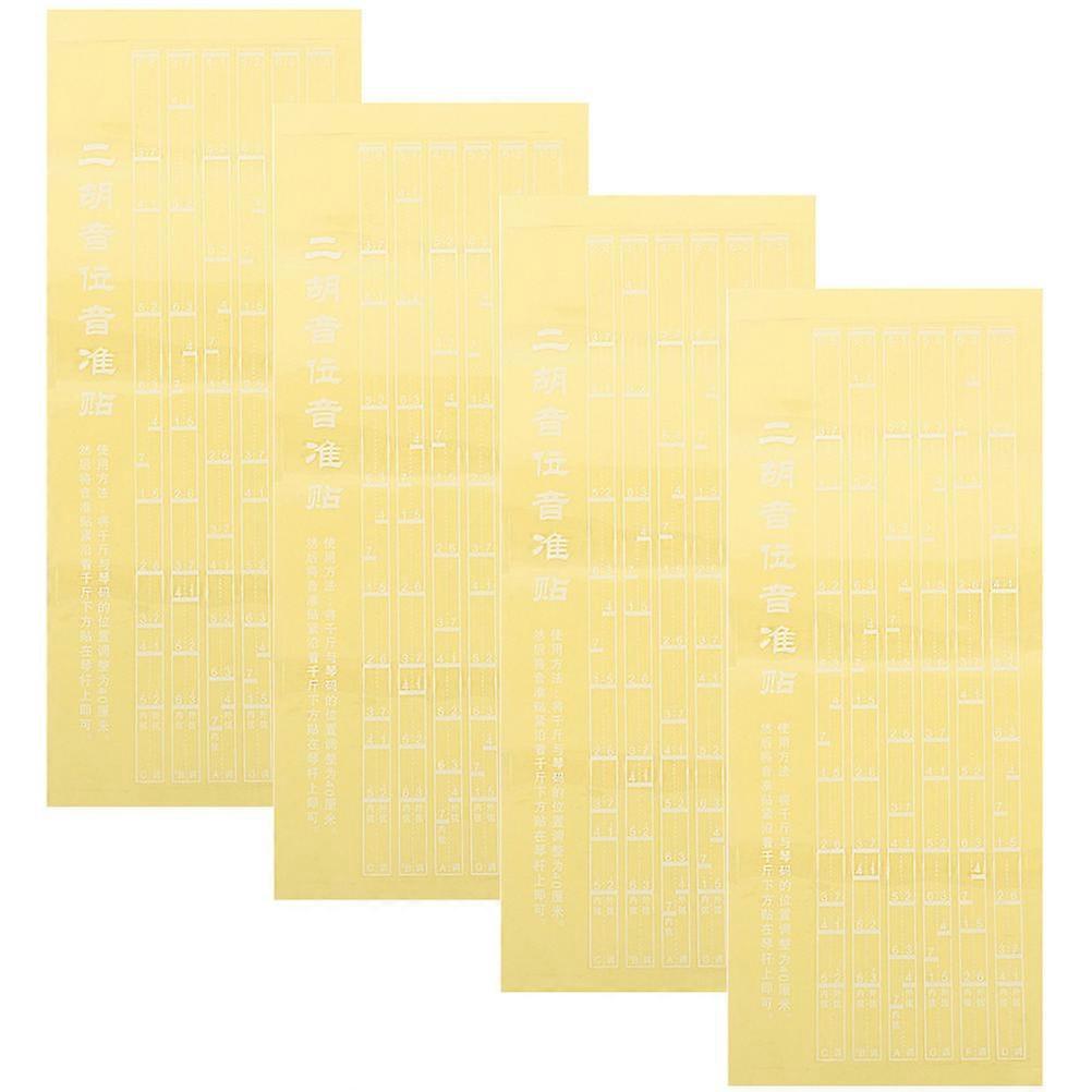 Erhu Accessories for Beginners with 4Pcs Erhu Note Stickers for Practice