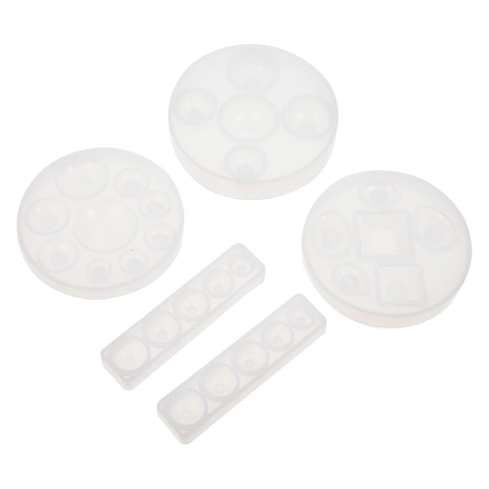 DIY Silicone Time Stone Mold for Jewelry Casting 5Pcs Kit