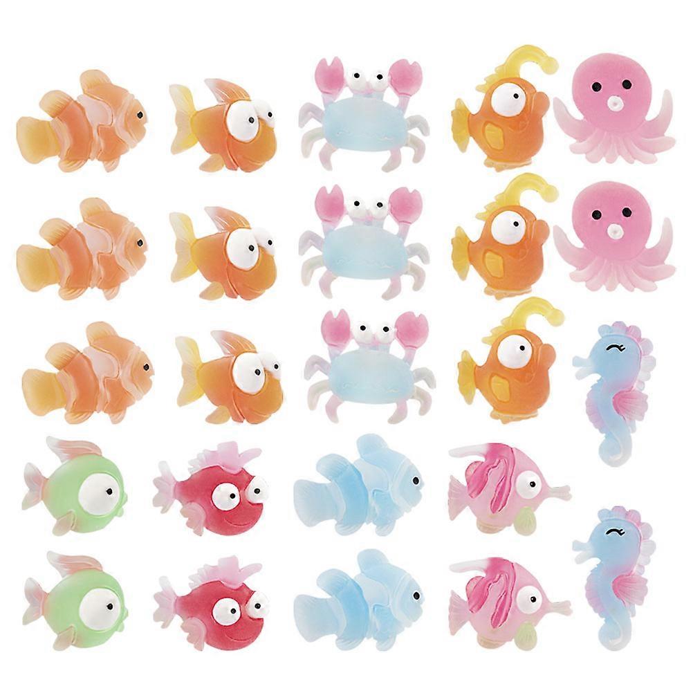 Multi-Function Flatback Charms Ocean Animals for Decoration 50Pcs