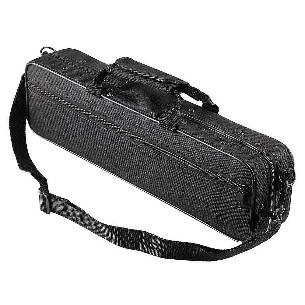 Flute Gig Bag Travel Flute Bag Portable 1Pc Black Rectangular Shape