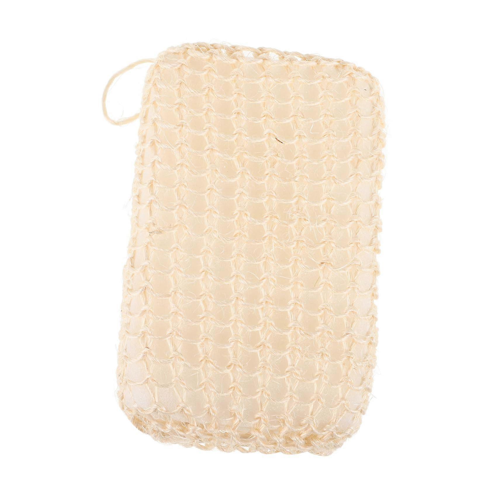 Sisal Body Scrubber Exfoliating Bath Sponge for Adults Deep Pore Cleansing QuickDrying Mesh