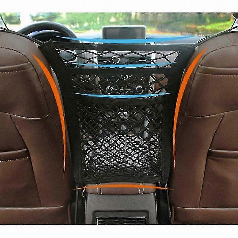 Universal Car Trunk Organizer Net with Velcro Closure for SUV