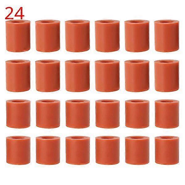 24PCS 3D Printer Silicone Heat-Resistant Leveling Column 16/18mm Outer Diameter 16mm Inner Diameter 4mm