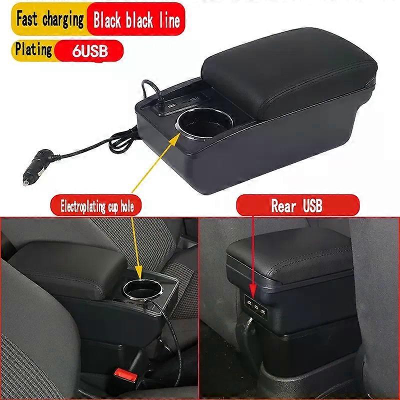 Apply Car Toyota Hilux Armrest box elbow support central content store case console storage