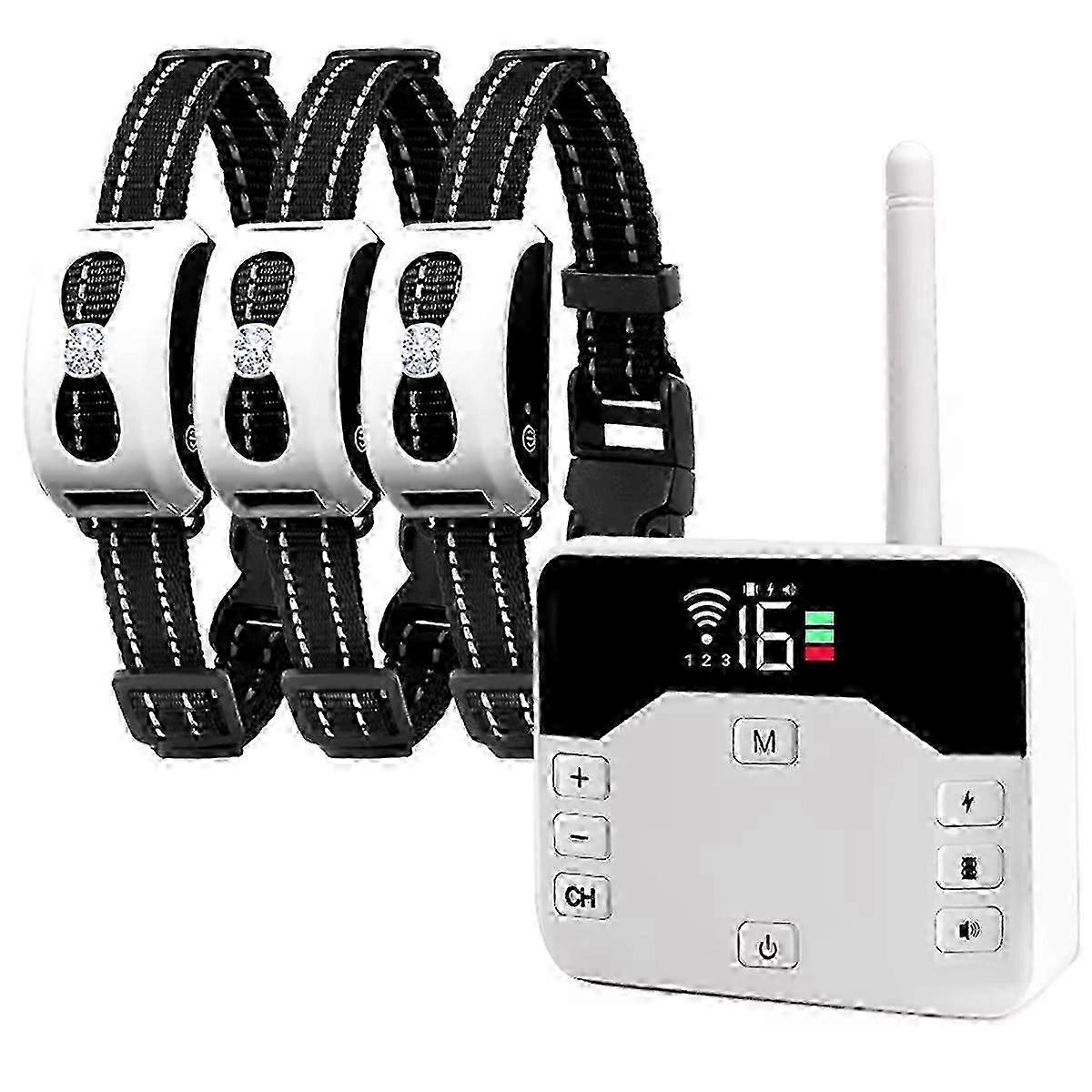 Wireless Electronic Dog Fence System & Remote Training Collar,C