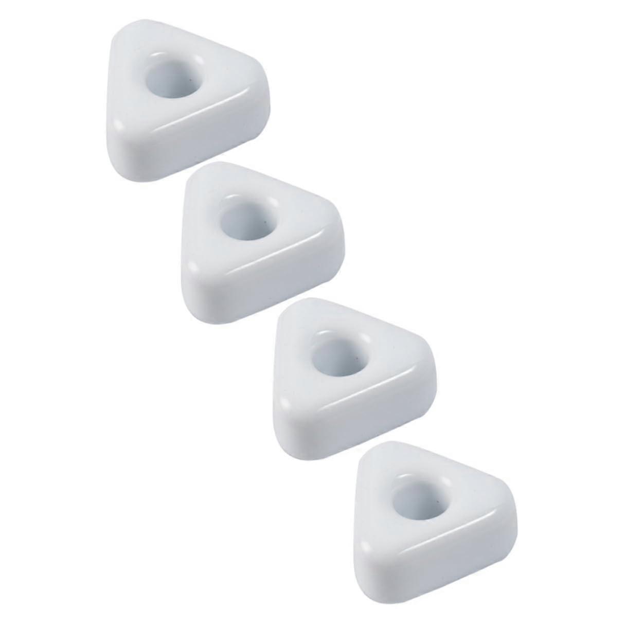 4pcs Ceramic Toothbrush Holder Set with Compact SpaceSaving Design for Bathroom Vanity and Desk