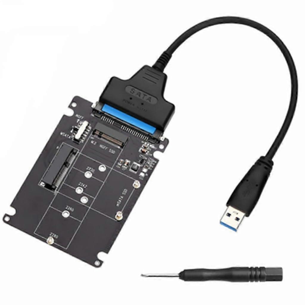 mSATA to USB 3.0 Adapter for SSD Speed Data Transfer Plug and Play Broad Compatibility