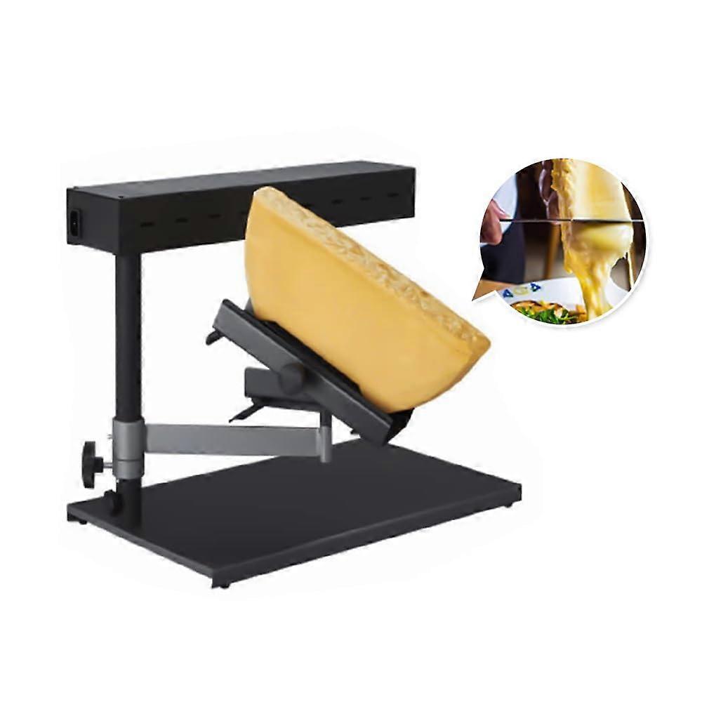 Commercial Raclette Cheese Melter with Adjustable Angle Holder, Fast Heating 40s, Half Wheel Use