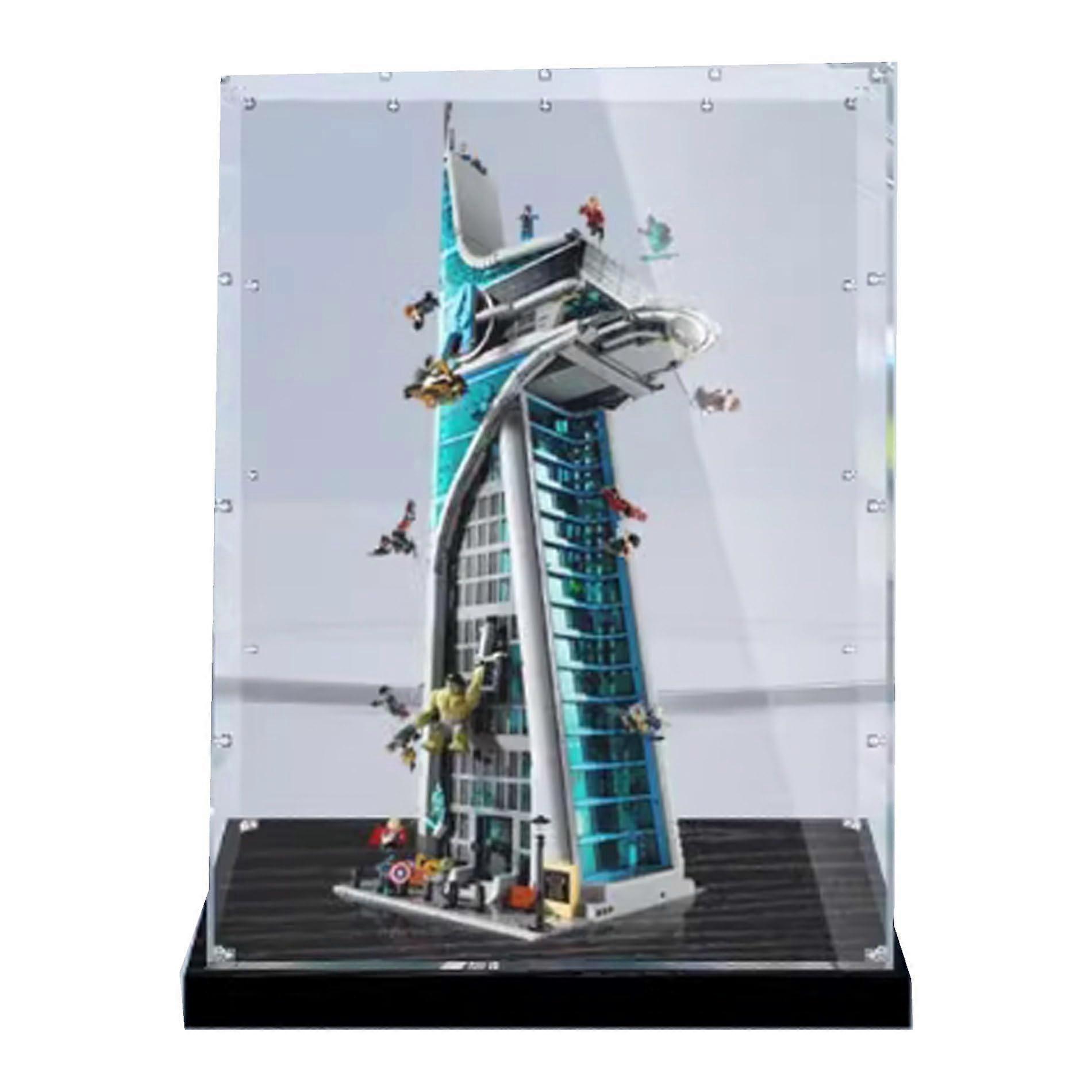 Acrylic Dustproof Clear Display Case with Thickened Base for  76269 Mansion Model