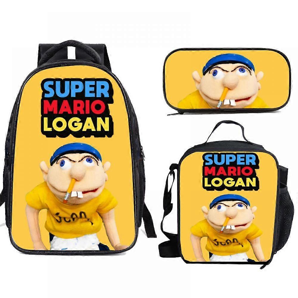 Boys And Girls Three-piece Backpack, Student Backpack