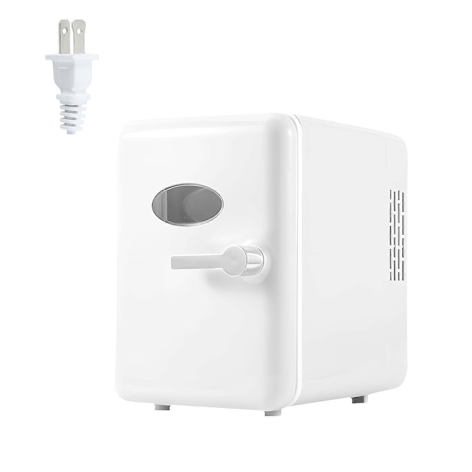 Power Efficient 4L Tiny Refrigerator for Beauty Products Car Home Application Modifiable Regulator  White
