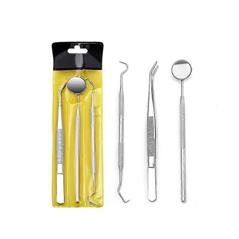 Dental Instruments Set with Mirror Explorer College Plier, Economy Grade Beginner Kit