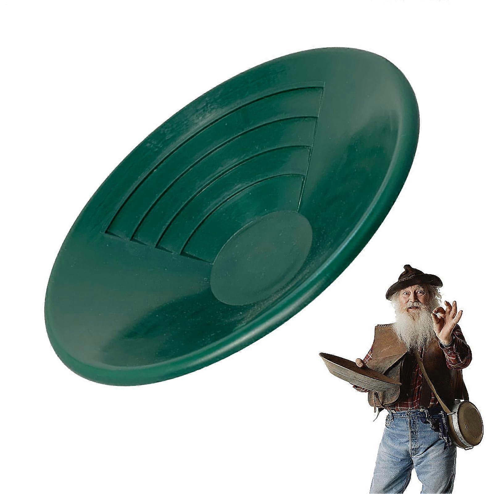 Gold Panning Pan with Durable Sifter Plate for Efficient Gold Separation and Outdoor Mining Use