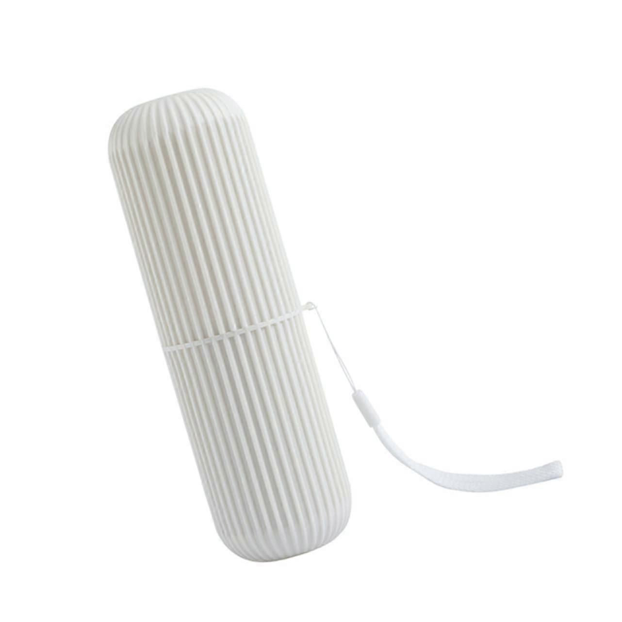 Travel Toothbrush Case with Cup, Durable Compact Holder for Toothpaste and Home or Trip Use